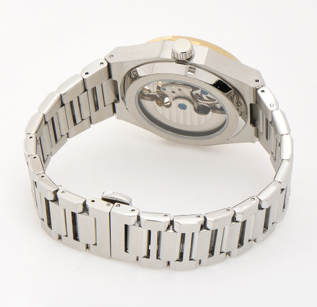 BEVERLY HILLS POLO CLUB Stainless Steel Gold Tone Trim Watch: Classic Sophistication with Modern Precision