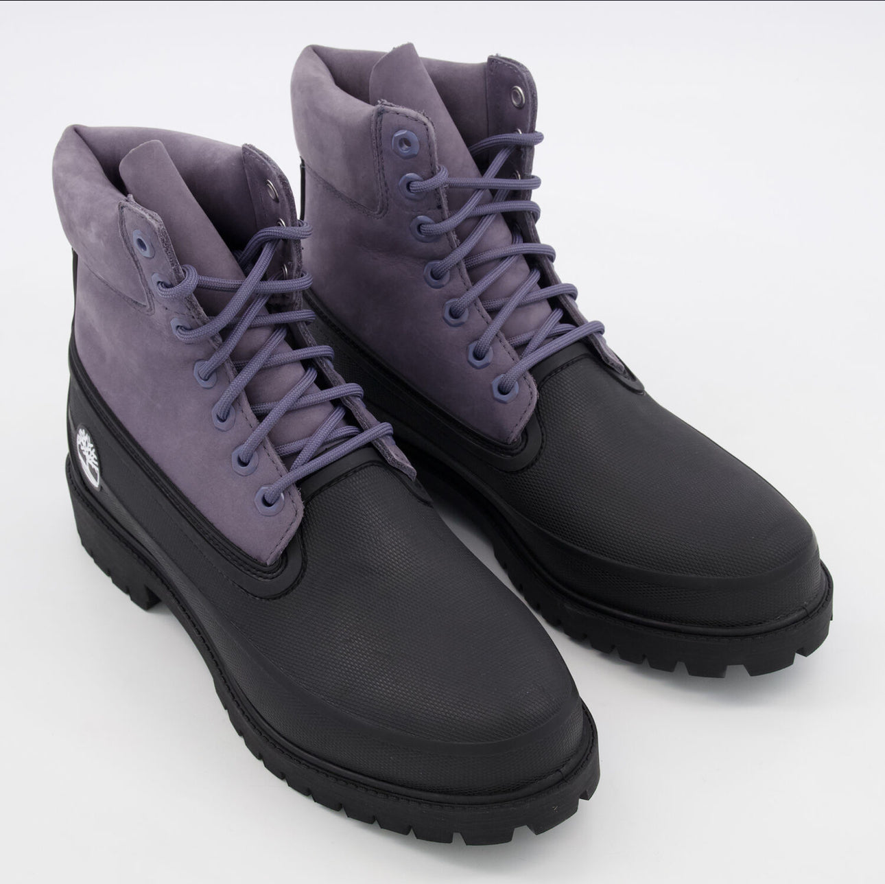 TIMBERLAND Blue Heritage Waterproof Nubuck Ankle Boots. Rugged Craft Meets Refined Style