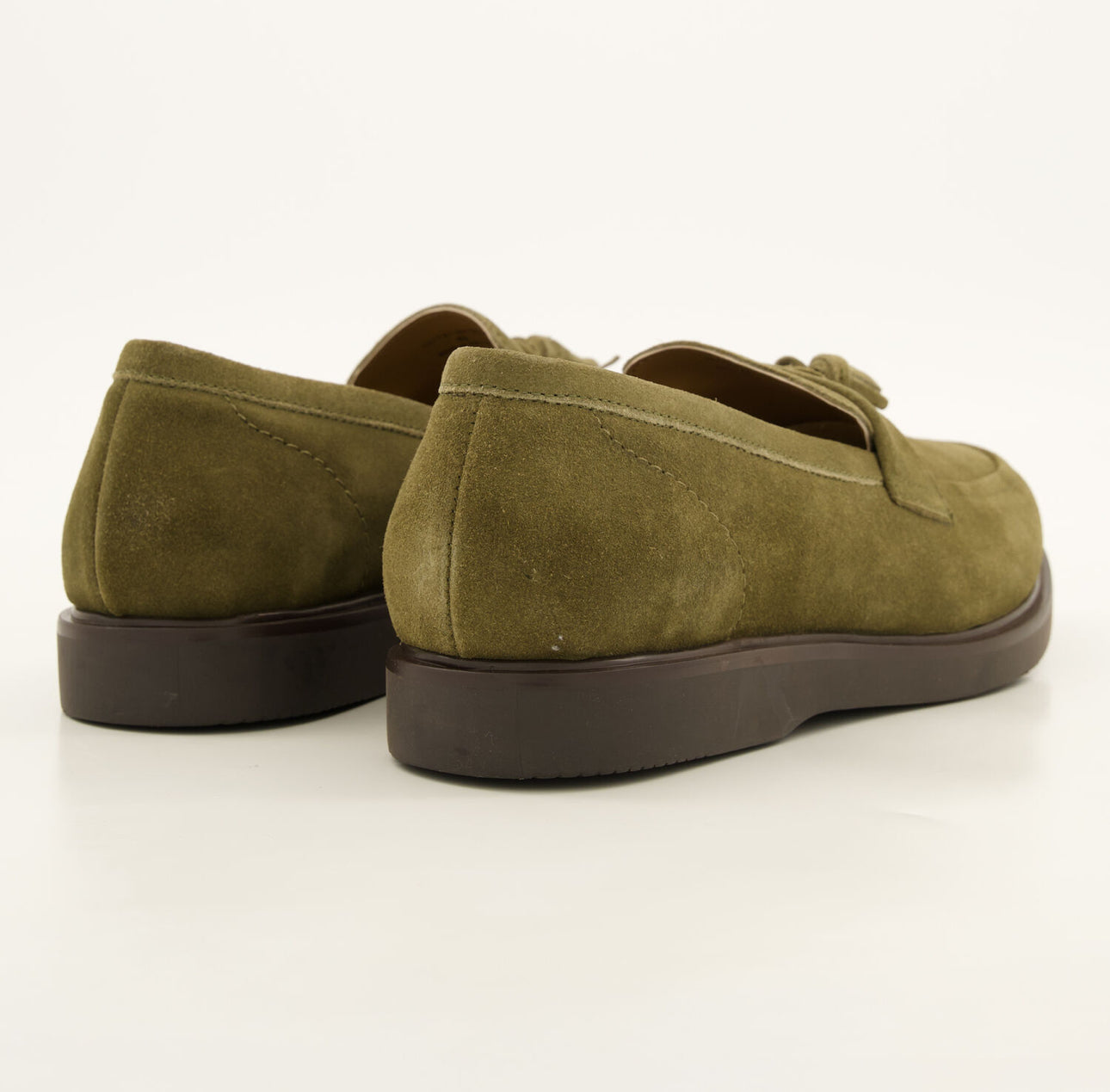 Hudson Light Khaki Suede Calveston Loafers – Limited Edition Relaxed Luxury