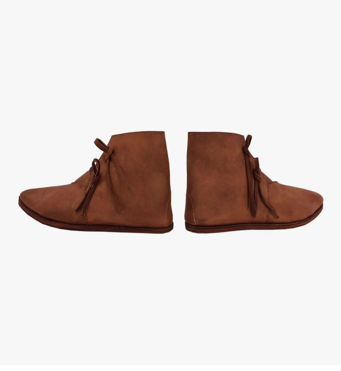 Men’s Limited Edition Medieval Black PU Ankle Boots – Heritage Style with Modern Edge