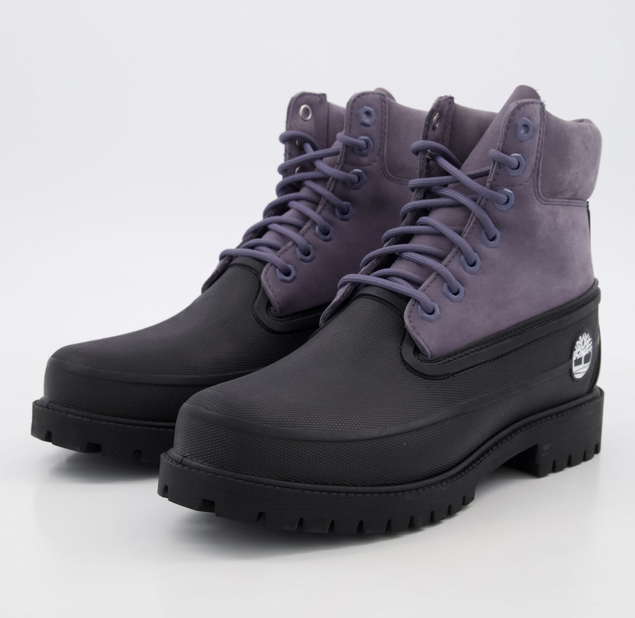 TIMBERLAND Blue Heritage Waterproof Nubuck Ankle Boots. Rugged Craft Meets Refined Style