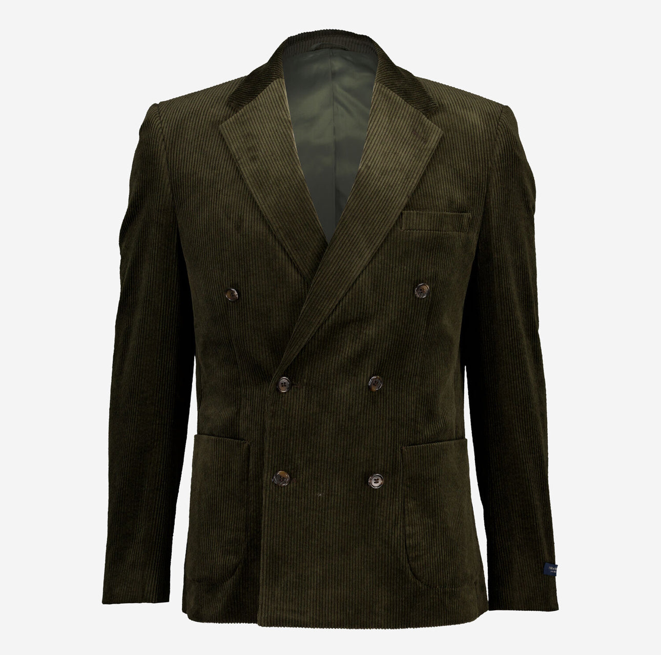 Fisk of Oslo Green Corduroy Blazer – Limited Edition Elegance with a Contemporary Twist