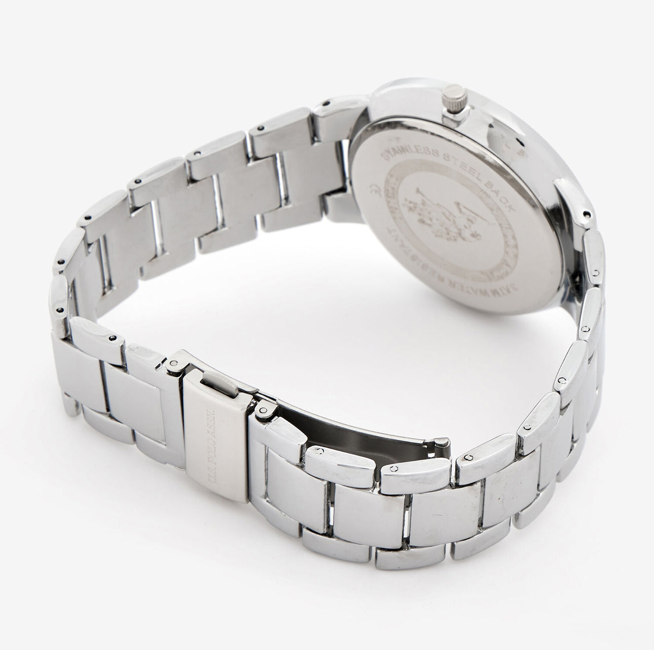 US Polo Assn Silver Tone & Green Loagn Jewellery Set – Limited Edition Modern Refinement