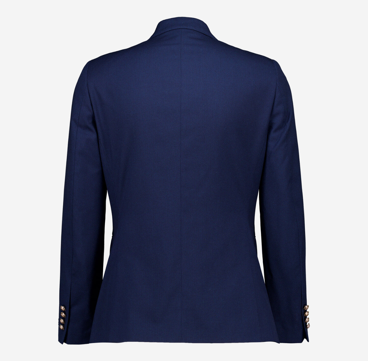 Douglas Hayward Navy Textured Military Blazer – Limited Edition Authority in Style