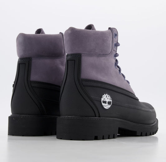 TIMBERLAND Blue Heritage Waterproof Nubuck Ankle Boots. Rugged Craft Meets Refined Style